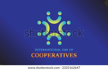 International Day of Cooperatives Logo, Vector, and Background Creative Design
