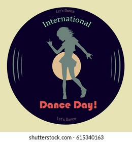International Day Dance. Vector illustration