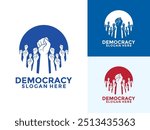 International Day Democracy celebration banner ,business brochure flyer banner design, creative unique banner poster cover social media design, Democracy logo