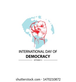 International Day Of Democracy. September 15.