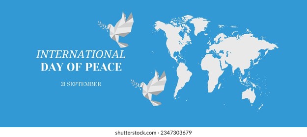 International day of democracy. Vector illustration design for peace day.