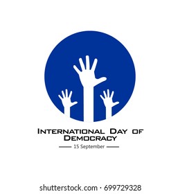 International Day Of Democracy Vector Template Design