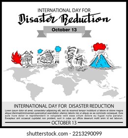 International Day For Disaster Reduction, October 13