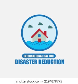 International Day for Disaster Reduction Vector. Simple and Elegant Design