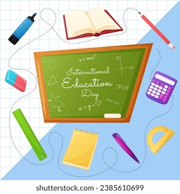 International day of education banner template