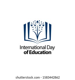 International Day of Education Celebration Vector Template Design Illustration