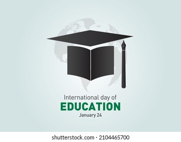 International Day of Education concept vector Illustration