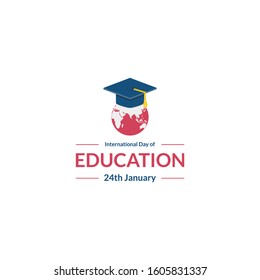 International Day Of Education Vector Illustration