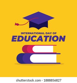 International Day Of Education Vector Illustration