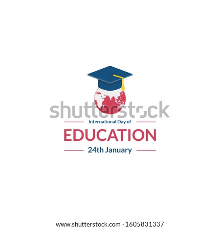 International Day of Education vector Illustration