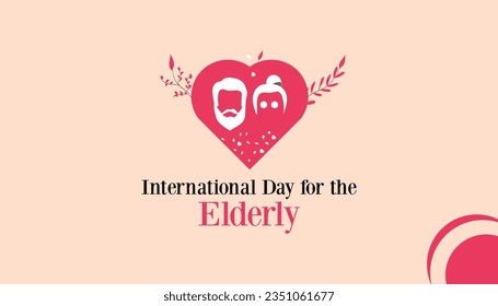 Internationaler Tag für ältere Menschen, Poster, Logo