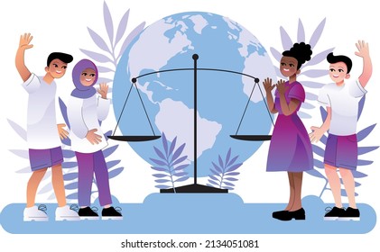 International day for the Elimination of Racial Discrimination Vector illustration design