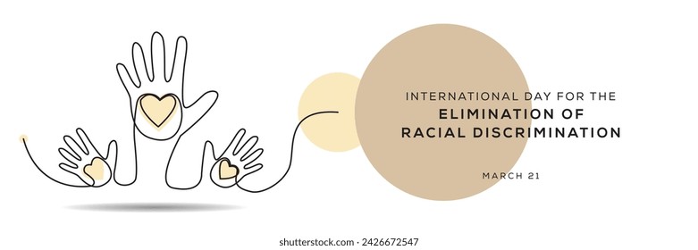 Internationaler Tag für die Beseitigung der Rassendiskriminierung, der am 21. März abgehalten wurde.