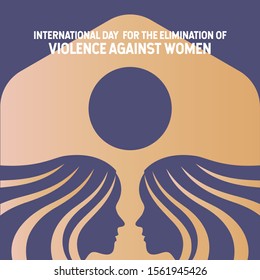 International day for the elimination of Violence Against Women.