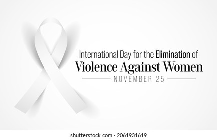 International Day for the Elimination of Violence against Women is observed every year on November 25 all across the world. Vector illustration