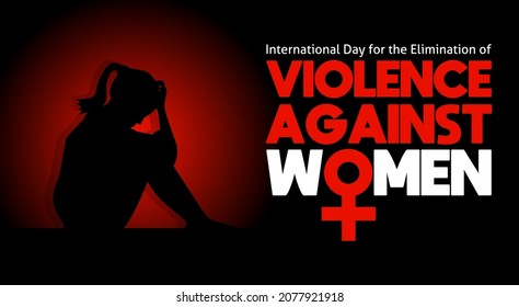 International Day for the Elimination of Violence against Women theme template. Vector illustration. Suitable for Poster, Banners, campaign and greeting card.