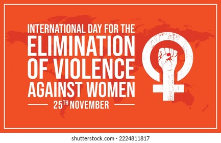 International day for the Elimination of Violence against woman, Design, vector, eps, editable, template, 25th november, creative, sticker, typography, poster, banner, icon, symbol, background, Women.