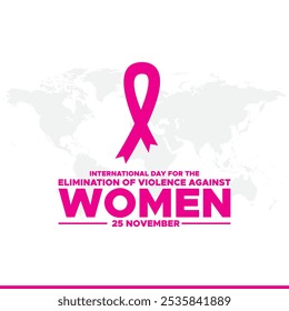 International Day for the Elimination of Violence against Women vector.International Day for the Elimination of Violence against Women is observed every year on November 25 all across the world. 