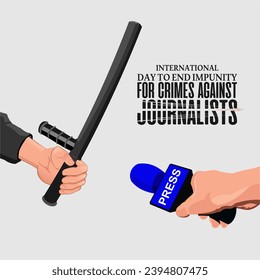 International Day to End Impunity for Crimes against Journalists