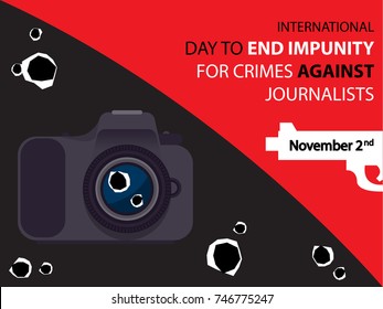 International Day to End Impunity for Crimes against Journalists background