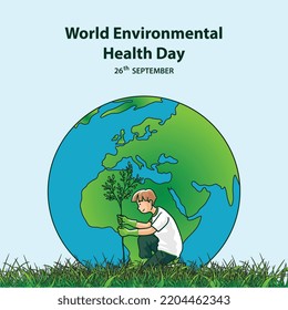 International Day Of Environmental Health, Earth Day, The World Environment, Planet Earth, World Health Day, Elements Of This Image Furnished By NASA, Natural Green Background, Forest Day, 21st March.