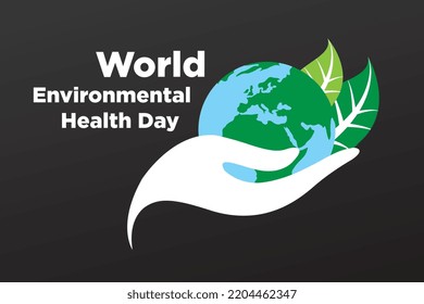 Día internacional de la salud ambiental, Día de la Tierra, el medio ambiente mundial, Planeta Tierra, Día Mundial de la Salud, Elementos de esta imagen amueblados por la NASA, fondo verde natural, Día del Bosque, 21 de marzo.