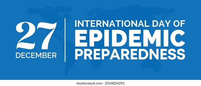 International Day of Epidemic Preparedness Banner design vector illustration