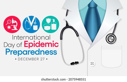 International Day Epidemic Preparedness Observed Every Stock Vector