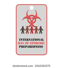 International day of epidemic preparedness. Vector illustration