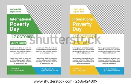 International Day for the Eradication of Poverty flyer