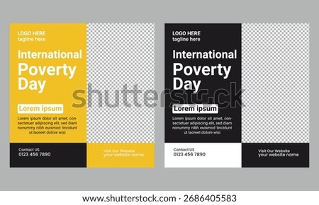 International Day for the Eradication of Poverty template