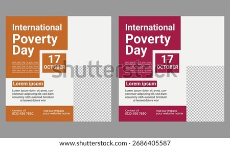 International Day for the Eradication of Poverty template