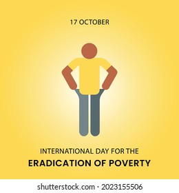
International Day for the Eradication of Poverty, Vector illustration design.
