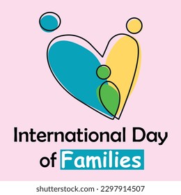 International Day of Families greeting card