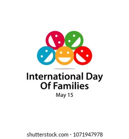 International Day of Families Vector Template Design Illustration