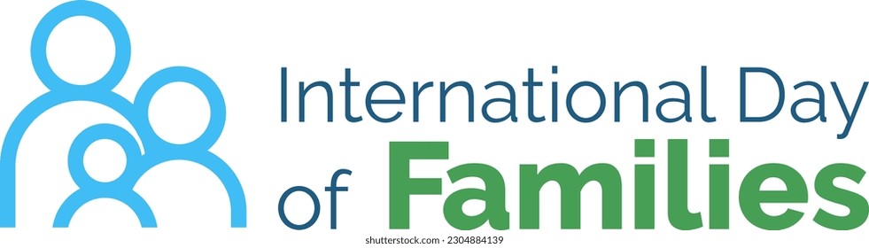 International Day of Families Vector Template Design