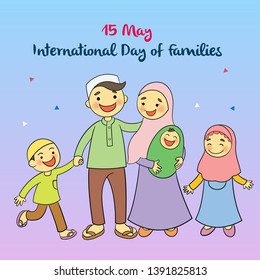 International Day of Family Graphic and Illustration