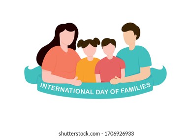 International Day of Family Illustration Vector