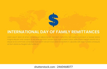 International Day of Family Remittances, held on 16 June.