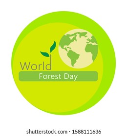 International Day of Forest Vector Illustration. world forest day illustration.