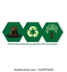 international day of forests concept. web banner design. illustration vector
