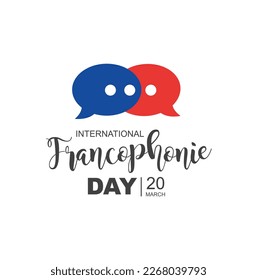 International day of francophonie, france language.