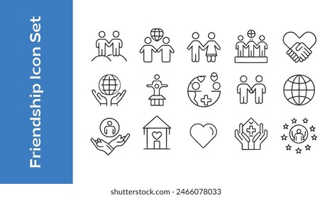 International day of friendships with vector collections. 