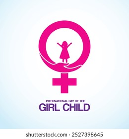 International Day of the Girl Child. child day concept. Children's Day., World Girl Child Day is a global observance that promotes and protects girls' rights. National Girl Child 