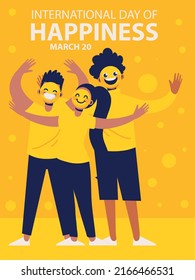 international day of happiness march 20 card