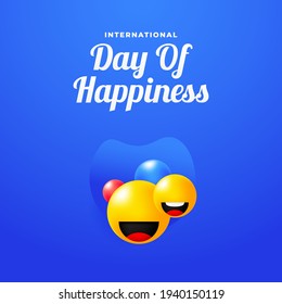 International Day Of Happiness Moment. Happy Day Celebration