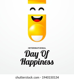 International Day Of Happiness Moment. Happy Day Celebration