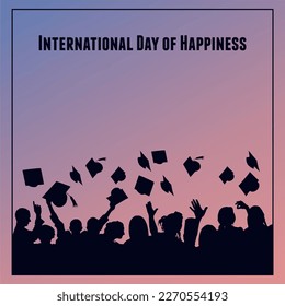 Vector del Día Internacional de la Felicidad