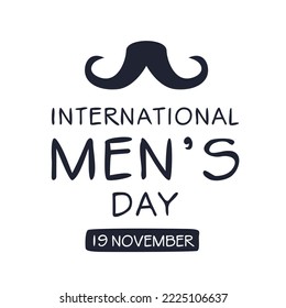 International Men’s Day held on 19 November.
