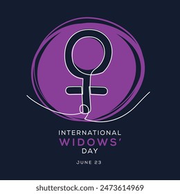 International Widows’ Day, held on 23 June.